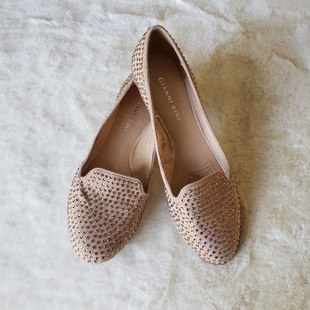 Gianni Bini Sequin High Vamp Loafers